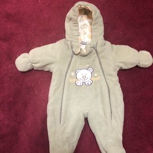 Kids padded overall for winter weather